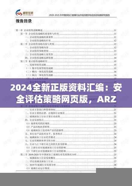 2024全新正版资料汇编：安全评估策略网页版，ARZ549.04免费提供
