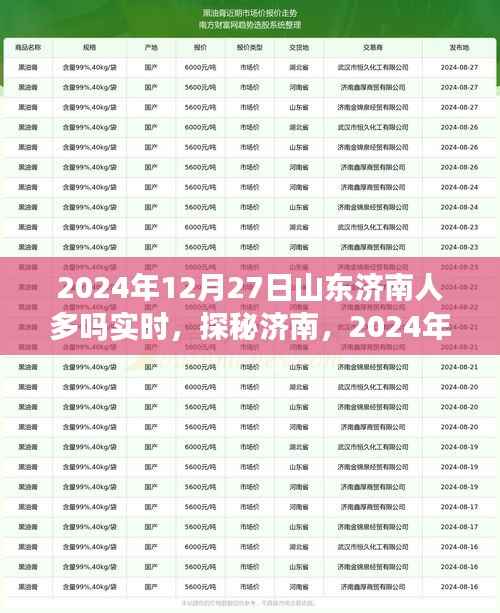 探秘济南,揭秘2024年12月27日实时人流动态及人多情况分析
