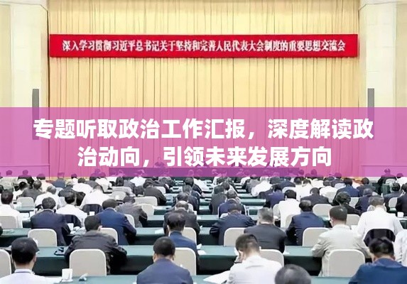 专题听取政治工作汇报，深度解读政治动向，引领未来发展方向
