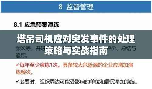 塔吊司机应对突发事件的处理策略与实战指南