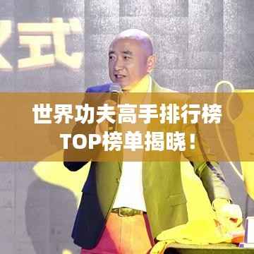 世界功夫高手排行榜TOP榜单揭晓！