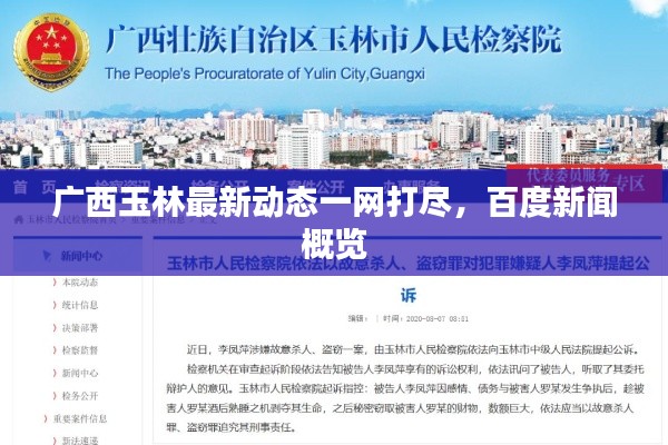 广西玉林最新动态一网打尽,百度新闻概览